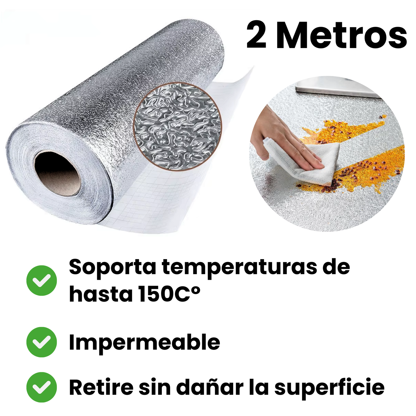 Adhesivo Impermeable 2 Metros x 40 cm - Cuppingo™