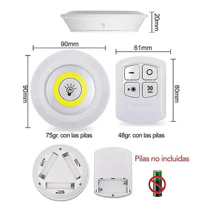 3 Bombillas - Fast Light + Mando a Distancia Gratuito